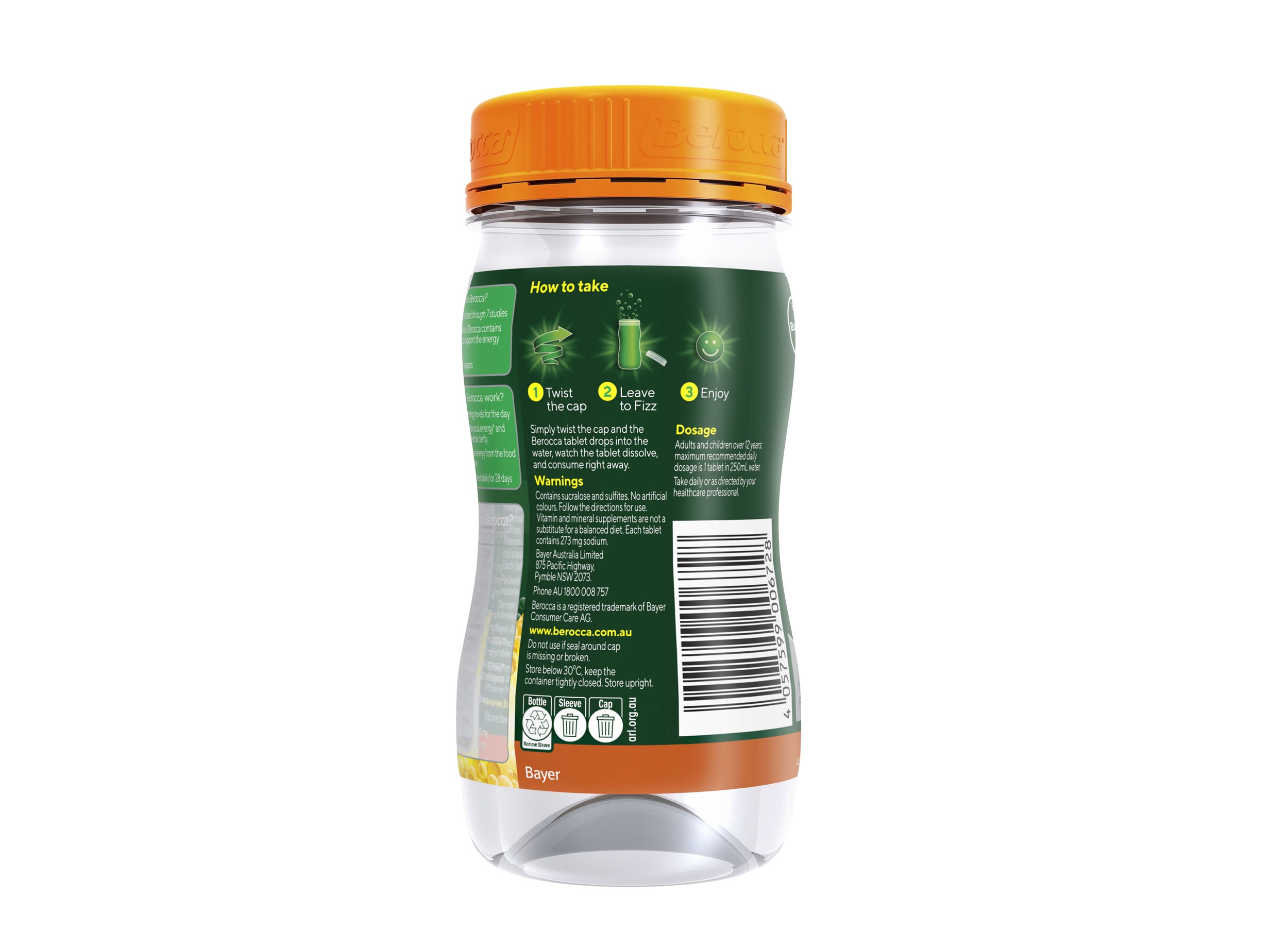 Berocca Orange Twist N Go