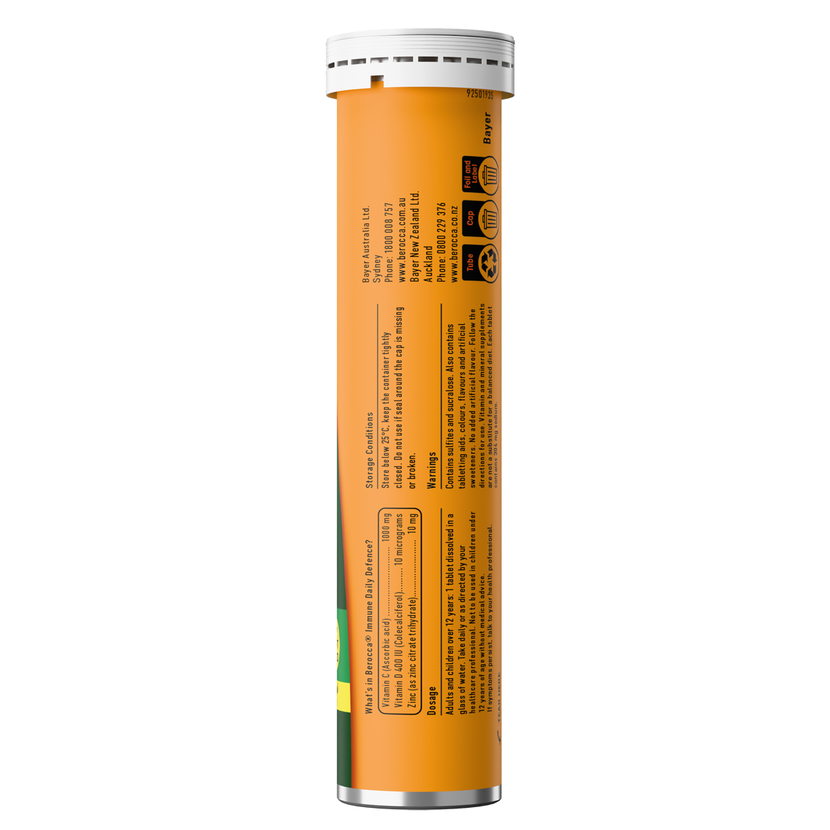 Berocca Immune Daily Defence Lemongrass and Ginger