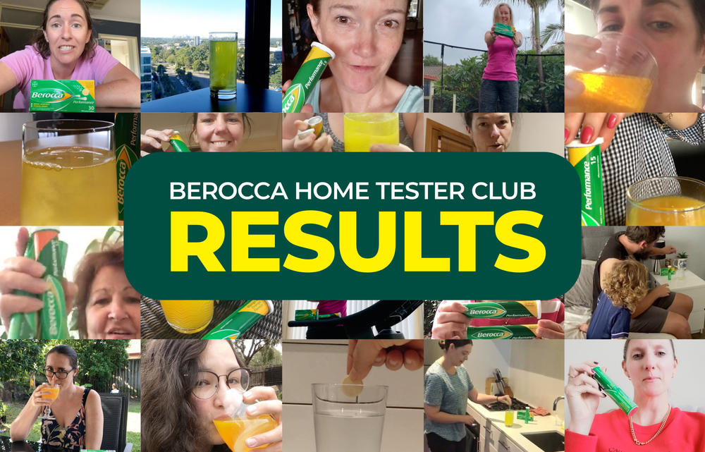 Berocca home tester club results