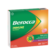 Berocca Immune Daily Defence Blackcurrant Effervescent Tablets