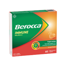 Berocca Immune Daily Defence Orange Effervescent Tablets