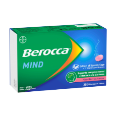 Berocca Mind Mixed Berries Effervescent Tablets