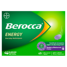 Berocca Raspberry Blackcurrant Effervescent Tablets
